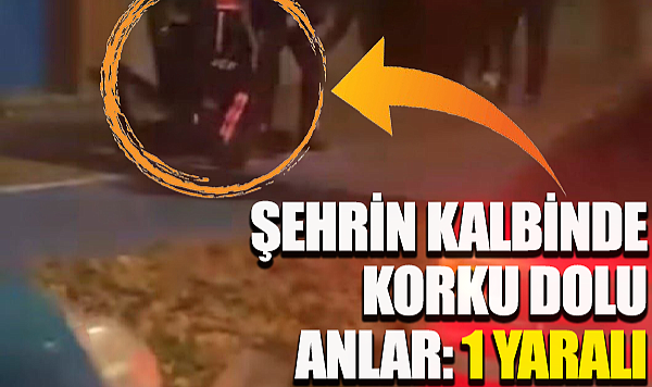 Çark Caddesi'nde Bıçaklı Kavga: 1 Yaralı