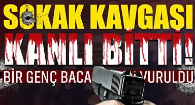 Sokak Kavgası Kanlı Bitti: Bir Genç Bacağından Vuruldu