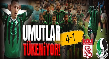 İlk Yarıda Kopan Maç, Umutlar Eridi