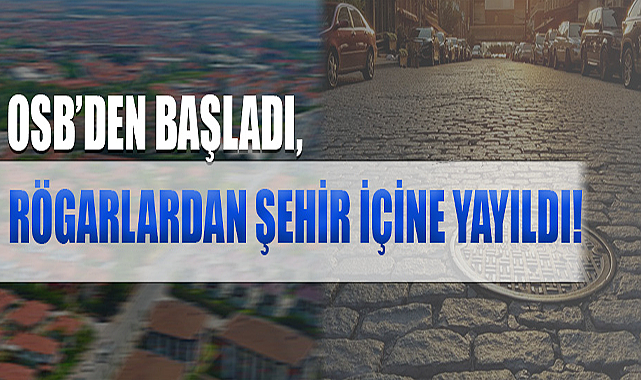 OSB’den Başladı, Rögarlardan Şehir İçine Yayıldı!