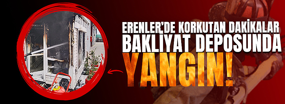 Bakliyat Deposunda Yangın!