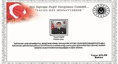 Bir Asker Şehit Oldu