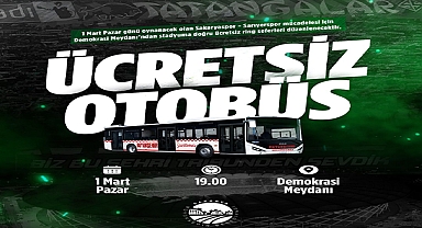 Büyükşehir’den Maça Ücretsiz Ring!