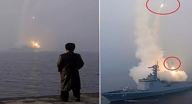 Füzeleri Art Arda Ateşleyip 