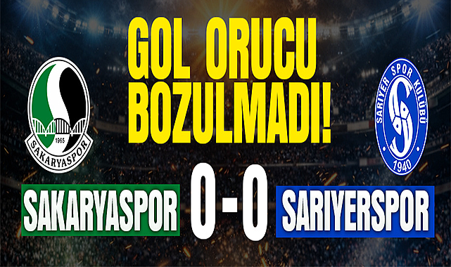 Gol Orucu Bozulmadı!