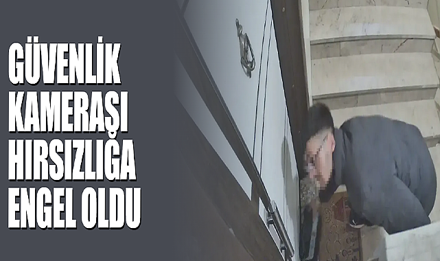 Güvenlik Kamerası Hırsızlığa Engel Oldu
