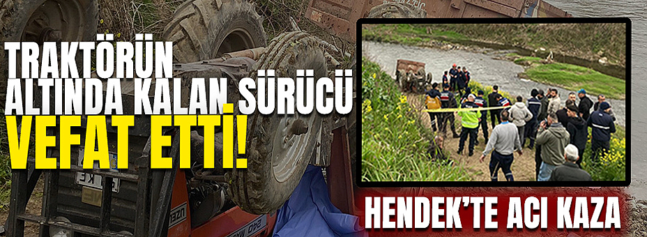 Hendek’te Acı Kaza!