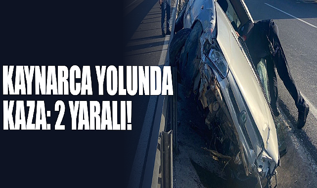 Kaynarca Yolunda Kaza: 2 Yaralı!