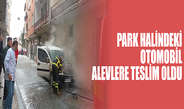 Park Halindeki Otomobil Alevlere Teslim Oldu