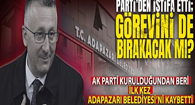Parti’den İstifa Etti; Görevini de Bırakacak Mı?