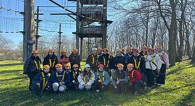 SAÜ'lü Gençler Macera Park'ta Kamp Deneyimi Yaşadı
