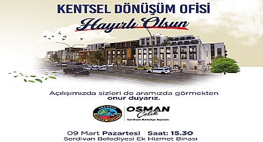 Serdivan’da Kentsel Dönüşüm İçin Yeni Dönem Bilgilendirme Ofisi Hizmete Açılıyor