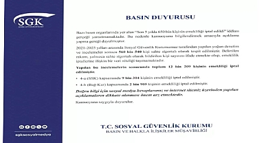 SGK'dan O İddialara Yalanlama