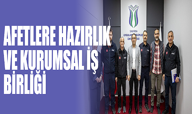 Afetlere Hazırlık Ve Kurumsal İş Birliği