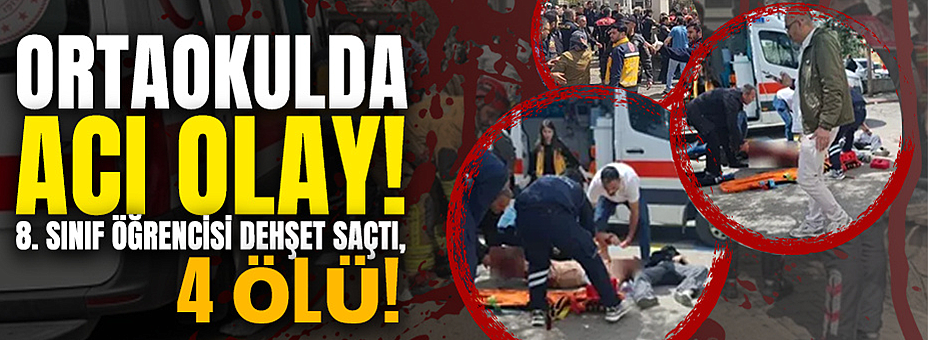 Okulda Saldırı! 4 Ölü, 20 Yaralı