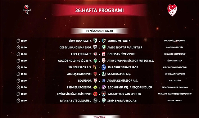 Sakaryaspor Sahasında Hatayspor’u Ağırlıyor