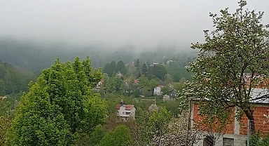 Hendek'in Yüksek Kesimlerinde Bahar Ve Sis Bir Arada