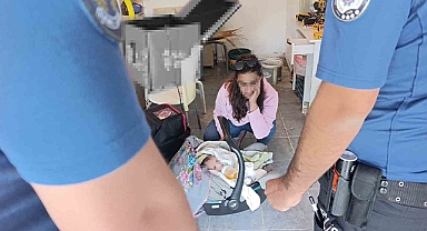 Hırsızlık İhbarına Giden Polis, Özel Garajda 5 Aylık Bebekle Annesini Buldu
