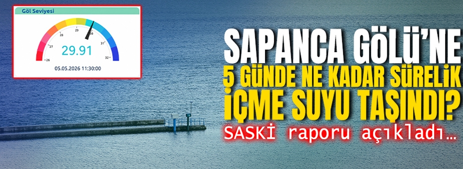 Sapanca Gölü Nefes Aldı!