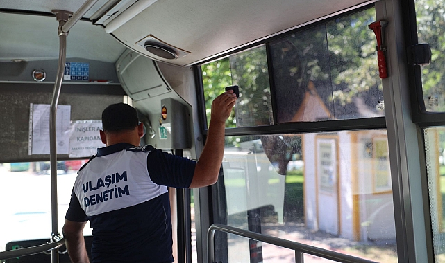 Büyükşehir'den Toplu Taşımada Klima Denetimi