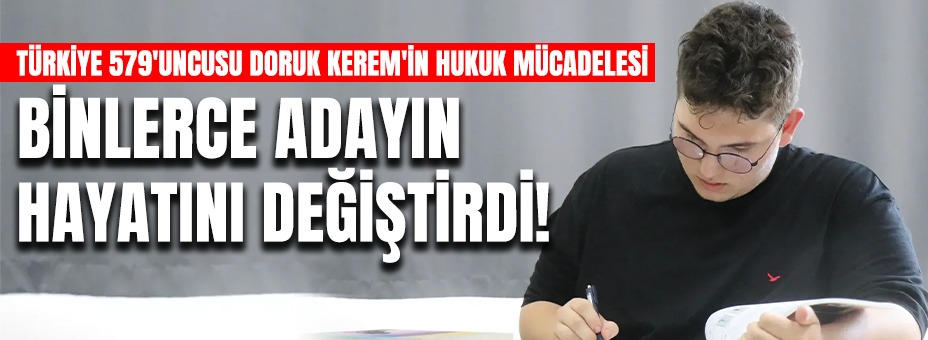 Sakaryalı Öğrencinin Hukuk Mücadelesi Binlerce Adayın Hayatını Değiştirdi