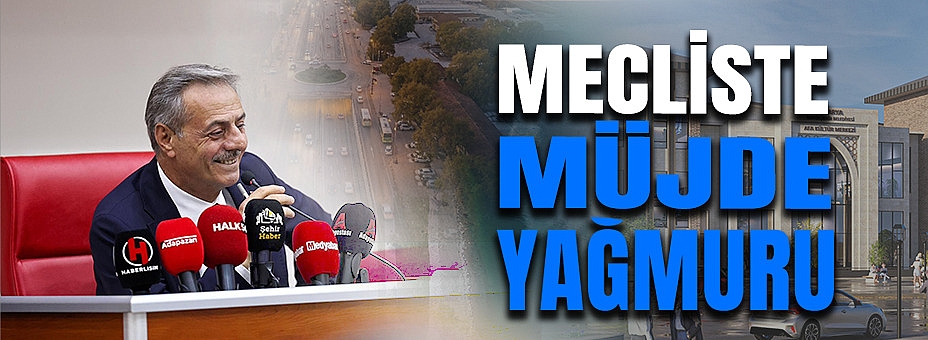 Yusuf Alemdar Mecliste Şehrin Yeni Müjdelerini Paylaştı